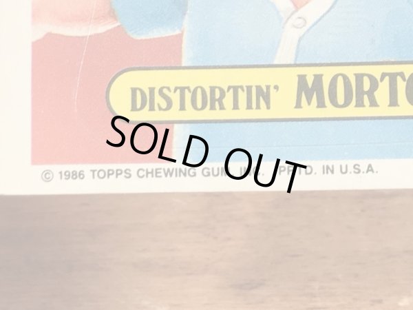 トップス社製のガーベッジペイルキッズの80年代ビンテージステッカーカード