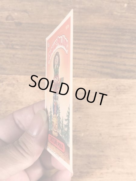 トップス社製のガーベッジペイルキッズの80年代ビンテージステッカーカード