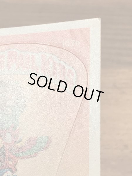 トップス社製のガーベッジペイルキッズの80年代ビンテージステッカーカード