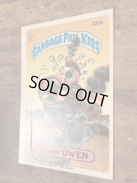 Topps社製のガーベッジペイルキッズの80’sヴィンテージカードシール