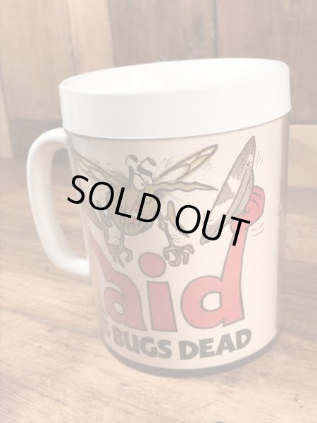 アドバタイジングキャラクターのレイドバグの70’sヴィンテージサーモスマグ