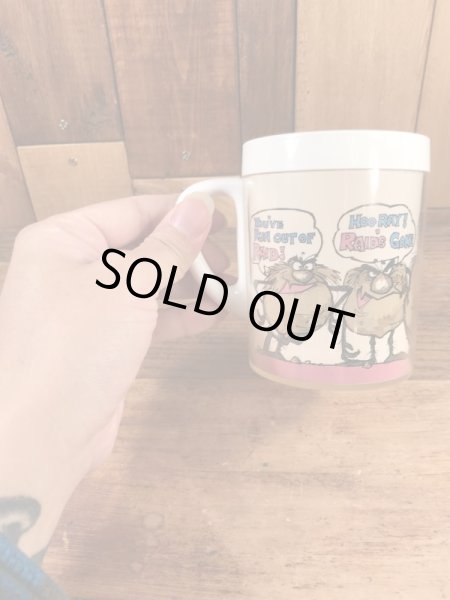 アドバタイジングキャラクターのレイドバグの70’sヴィンテージサーモスマグ