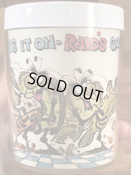 アドバタイジングキャラクターのレイドバグの70’sヴィンテージサーモスマグ