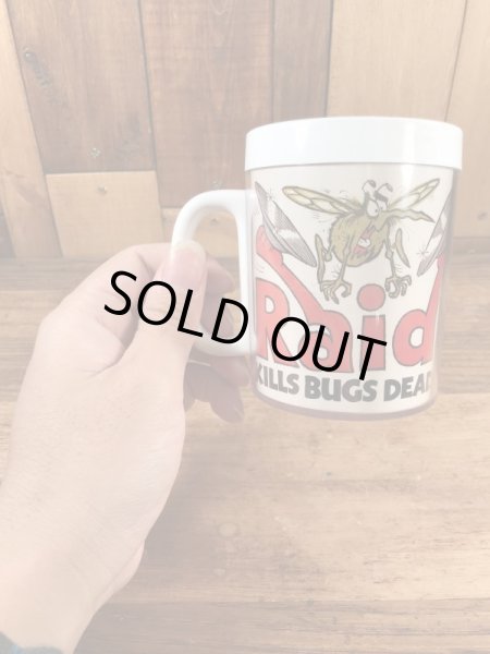 アドバタイジングキャラクターのレイドバグの70’sヴィンテージサーモスマグ