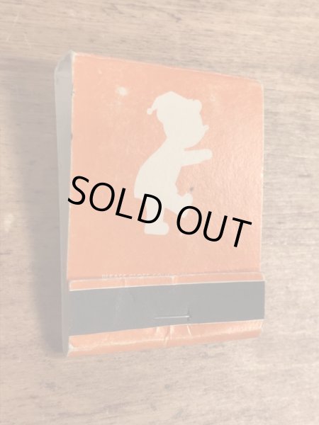 スリーピーベア　ビンテージ　マッチブック　アドバタイジングキャラクター　企業物