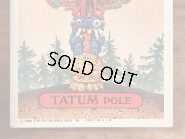 Topps社製のガーベッジペイルキッズの80’sヴィンテージカードシール