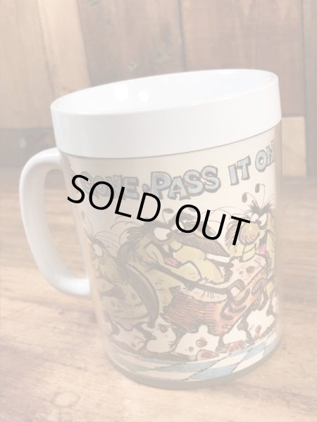 アドバタイジングキャラクターのレイドバグの70’sヴィンテージサーモスマグ