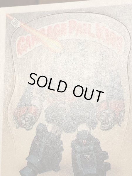 トップス社製のガーベッジペイルキッズの80年代ビンテージステッカーカード