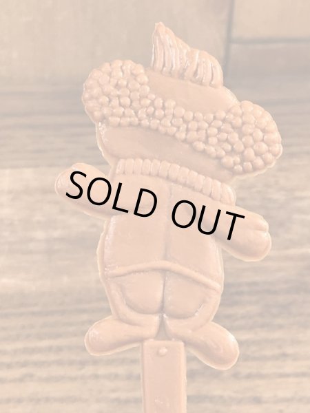 アドバタイジングキャラクターのメネフネマンの70’sヴィンテージカクテルマドラー