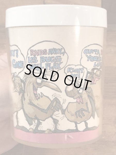 アドバタイジングキャラクターのレイドバグの70’sヴィンテージサーモスマグ