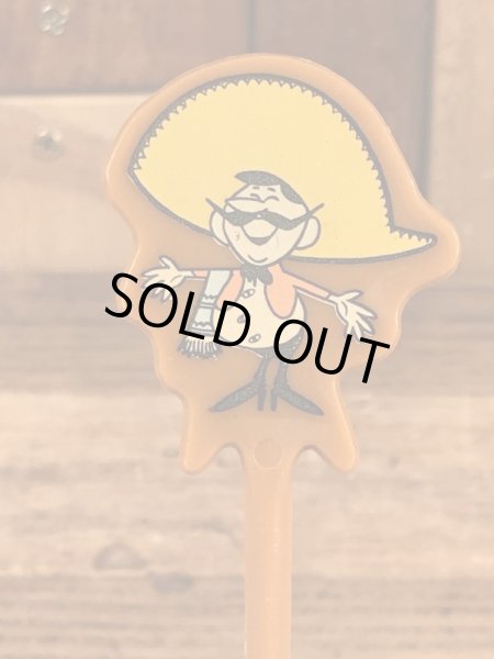 メキシカンレストラン“セニョールピコ”の企業キャラクターの60年代ビンテージマドラー