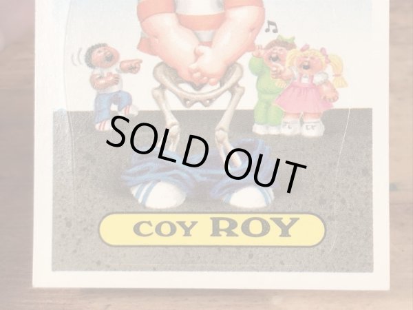 Topps社製のガーベッジペイルキッズの80’sヴィンテージカードシール