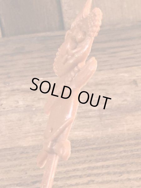 アドバタイジングキャラクターのメネフネマンの70’sヴィンテージカクテルマドラー