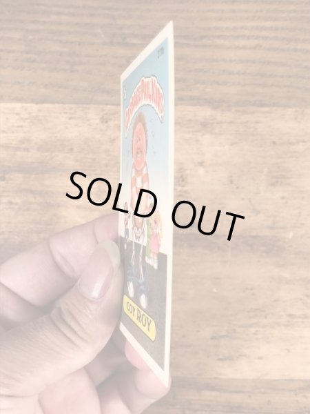 トップス社製のガーベッジペイルキッズの80年代ビンテージステッカーカード