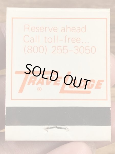 スリーピーベア　ビンテージ　マッチブック　アドバタイジングキャラクター　トラべロッジ