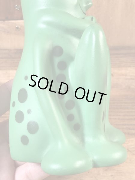 アドバタイジングキャラクターの24アワーバグの70’sヴィンテージコインバンクドール