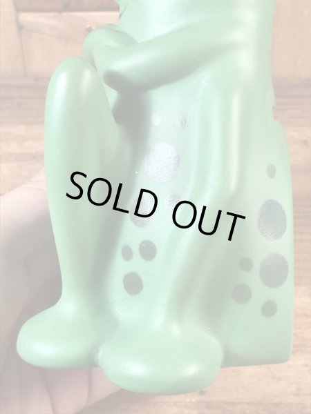 アドバタイジングキャラクターの24アワーバグの70’sヴィンテージコインバンクドール