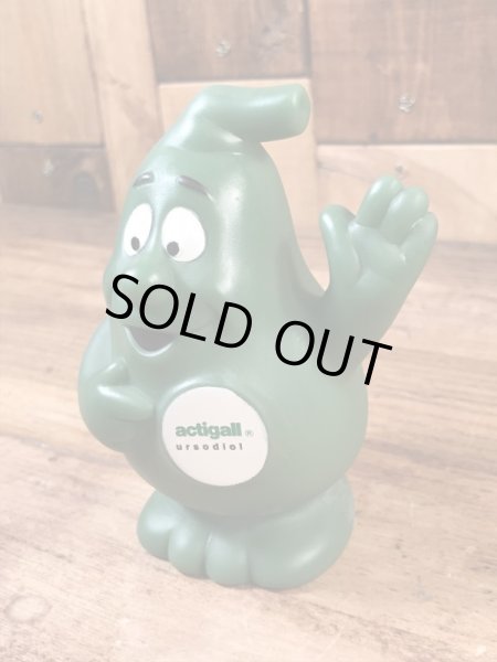 アドバタイジングキャラクターのActigallの90’sヴィンテージビニールフィギュア