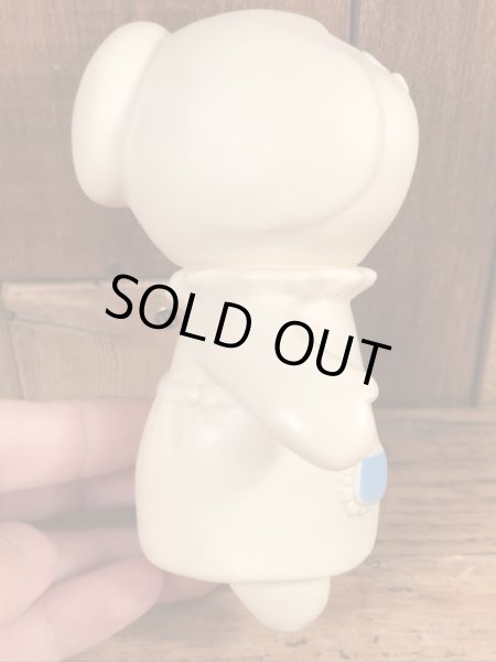 企業キャラクターのドゥーボーイのお母さんの70年代ビンテージソフビドール