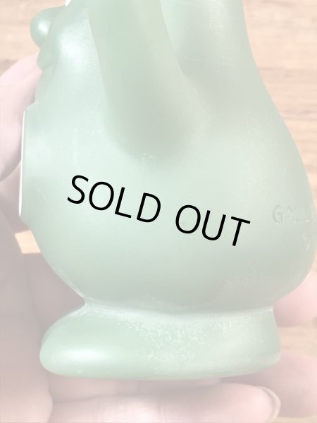 企業キャラクターのアクティゴールの90年代ビンテージソフビドール