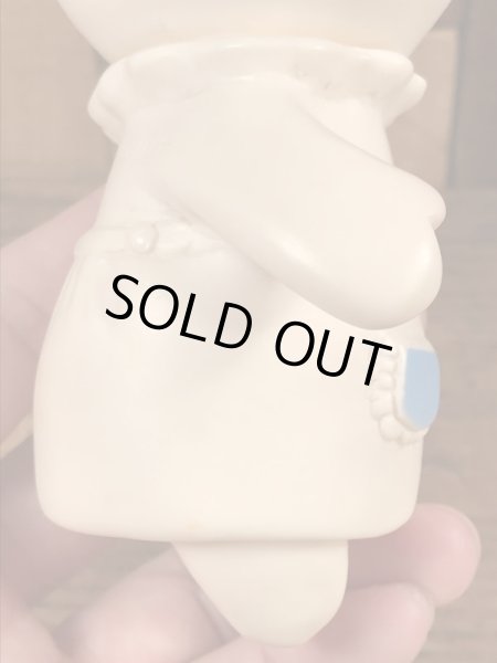 企業キャラクターのドゥーボーイのお母さんの70年代ビンテージソフビドール