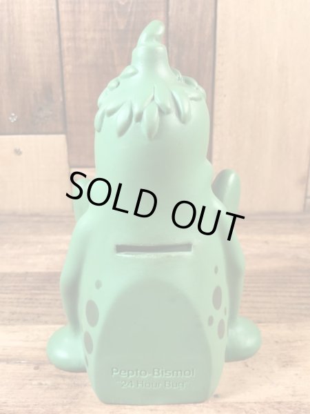 アドバタイジングキャラクターの24アワーバグの70’sヴィンテージコインバンクドール