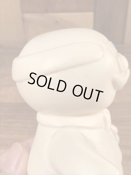 企業キャラクターのドゥーボーイのお父さんの70年代ビンテージソフビドール