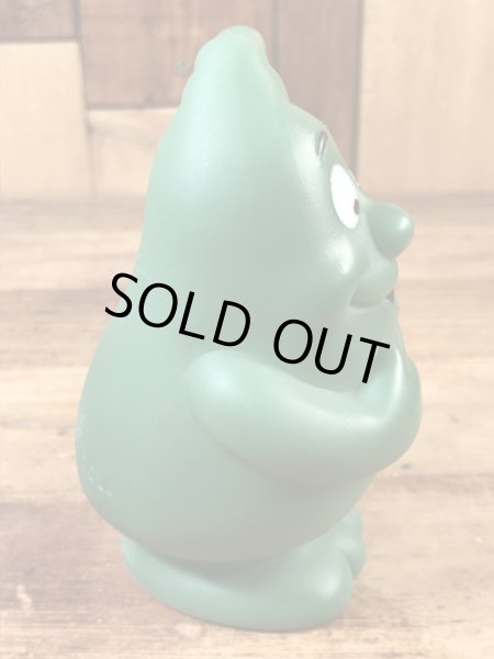 企業キャラクターのアクティゴールの90年代ビンテージソフビドール