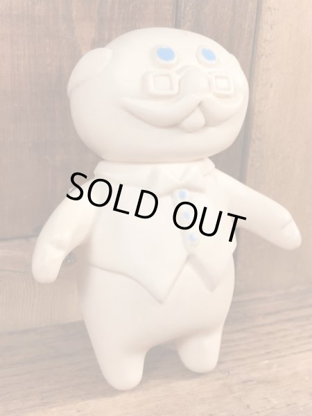 企業キャラクターのドゥーボーイのお父さんの70年代ビンテージソフビドール