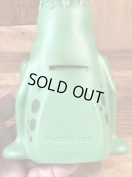 アドバタイジングキャラクターの24アワーバグの70’sヴィンテージコインバンクドール