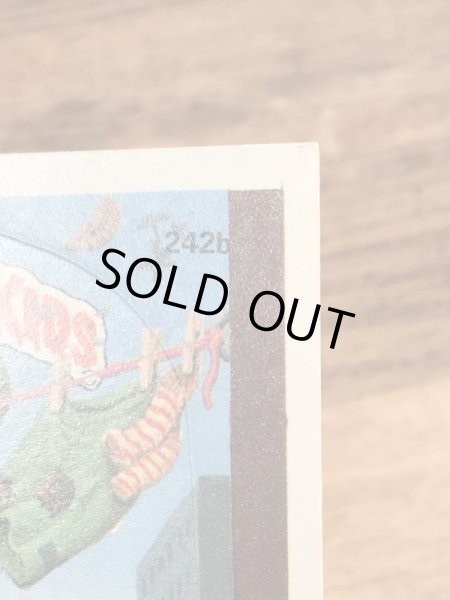 Topps社製のガーベッジペイルキッズの80’sヴィンテージカードシール