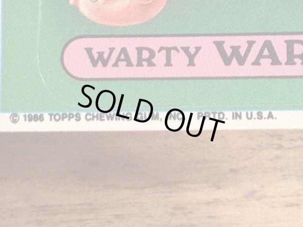 Topps社製のガーベッジペイルキッズの80’sヴィンテージカードシール