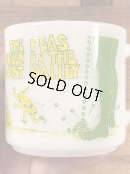 企業キャラクターのグリーンジャイアントのフェデラル社製のビンテージマグカップ