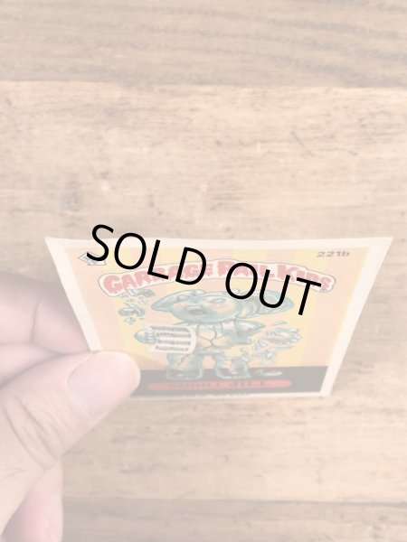 Topps社製のガーベッジペイルキッズの80’sヴィンテージカードシール