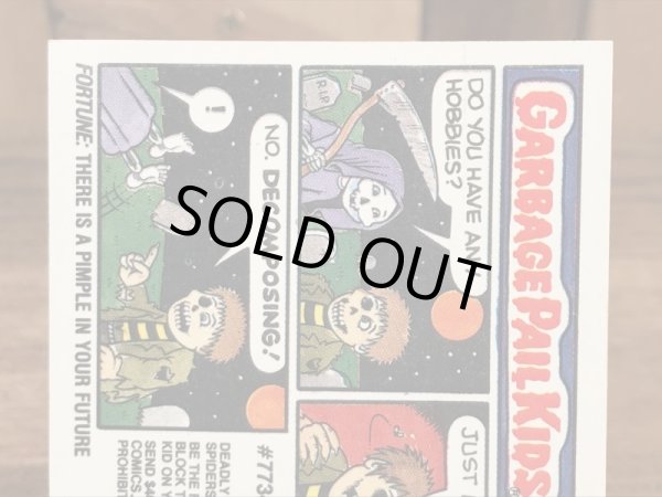 Topps社製のガーベッジペイルキッズの80’sヴィンテージカードシール