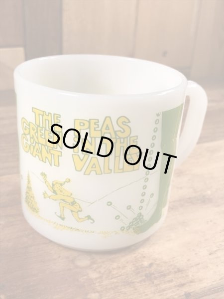 企業キャラクターのグリーンジャイアントのフェデラル社製のビンテージマグカップ