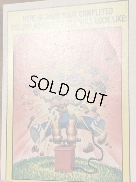 トップス社製のガーベッジペイルキッズの80年代ビンテージステッカーカード