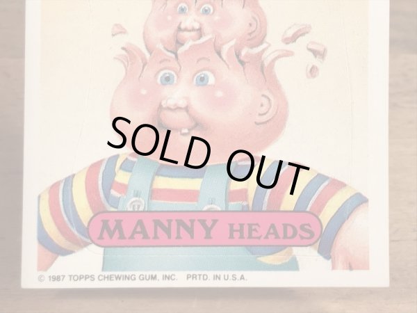 Topps社製のガーベッジペイルキッズの80’sヴィンテージカードシール