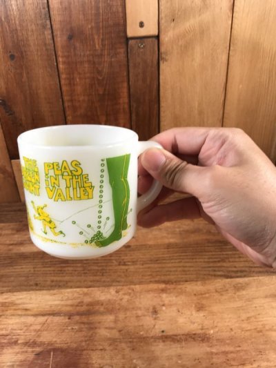 画像3: Federal “Green Giant” Milk Glass Mug　グリーンジャイアント　ビンテージ　マグカップ　フェデラル　60〜70年代