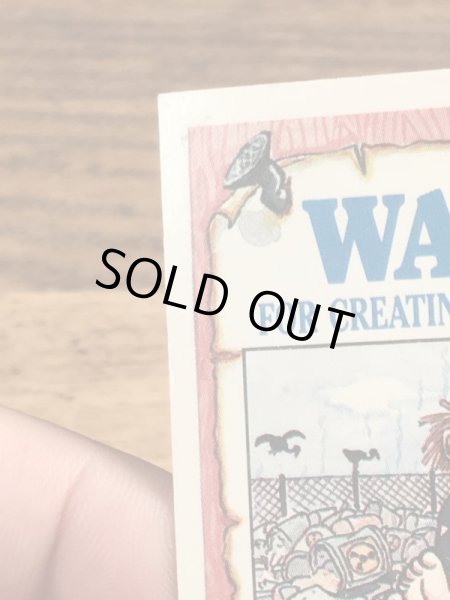 Topps社製のガーベッジペイルキッズの80’sヴィンテージカードシール