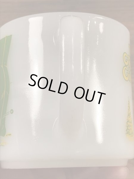 企業キャラクターのグリーンジャイアントのフェデラル社製のビンテージマグカップ