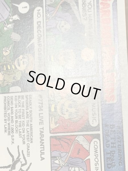 Topps社製のガーベッジペイルキッズの80’sヴィンテージカードシール