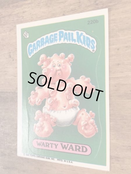 Topps社製のガーベッジペイルキッズの80’sヴィンテージカードシール