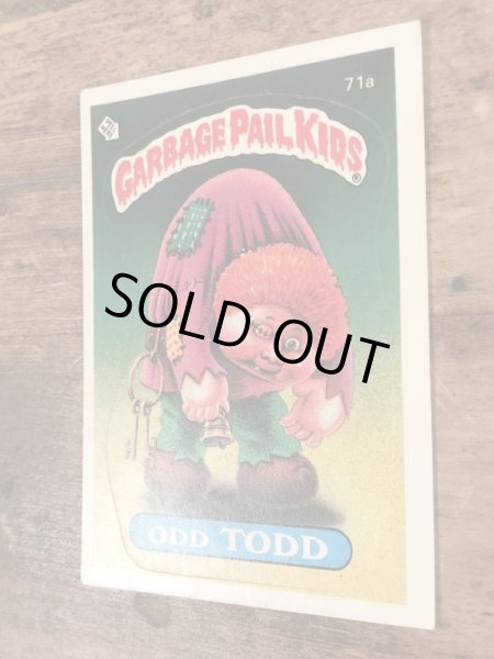 Topps社製のガーベッジペイルキッズの80’sヴィンテージカードシール