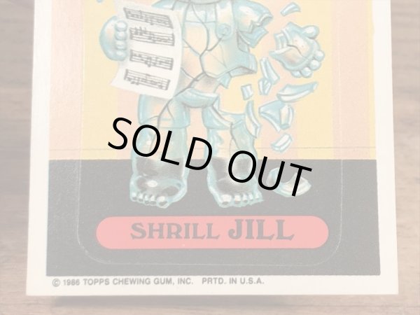 Topps社製のガーベッジペイルキッズの80’sヴィンテージカードシール