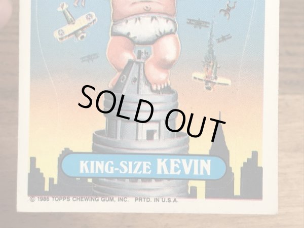 Topps社製のガーベッジペイルキッズの80’sヴィンテージカードシール