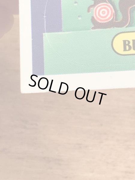 トップス社製のガーベッジペイルキッズの80年代ビンテージステッカーカード