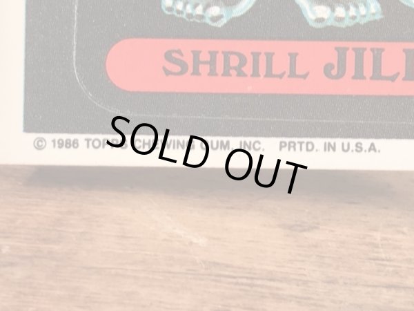 Topps社製のガーベッジペイルキッズの80’sヴィンテージカードシール