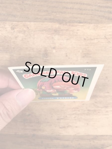 Topps社製のガーベッジペイルキッズの80’sヴィンテージカードシール