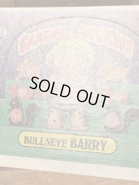 トップス社製のガーベッジペイルキッズの80年代ビンテージステッカーカード